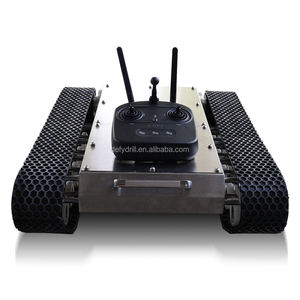 Fernbedienung Arduino gesteuertes intelligentes Minitank-Chassis zu verkaufen Batterie Gummi-Fernbedienungsmodell