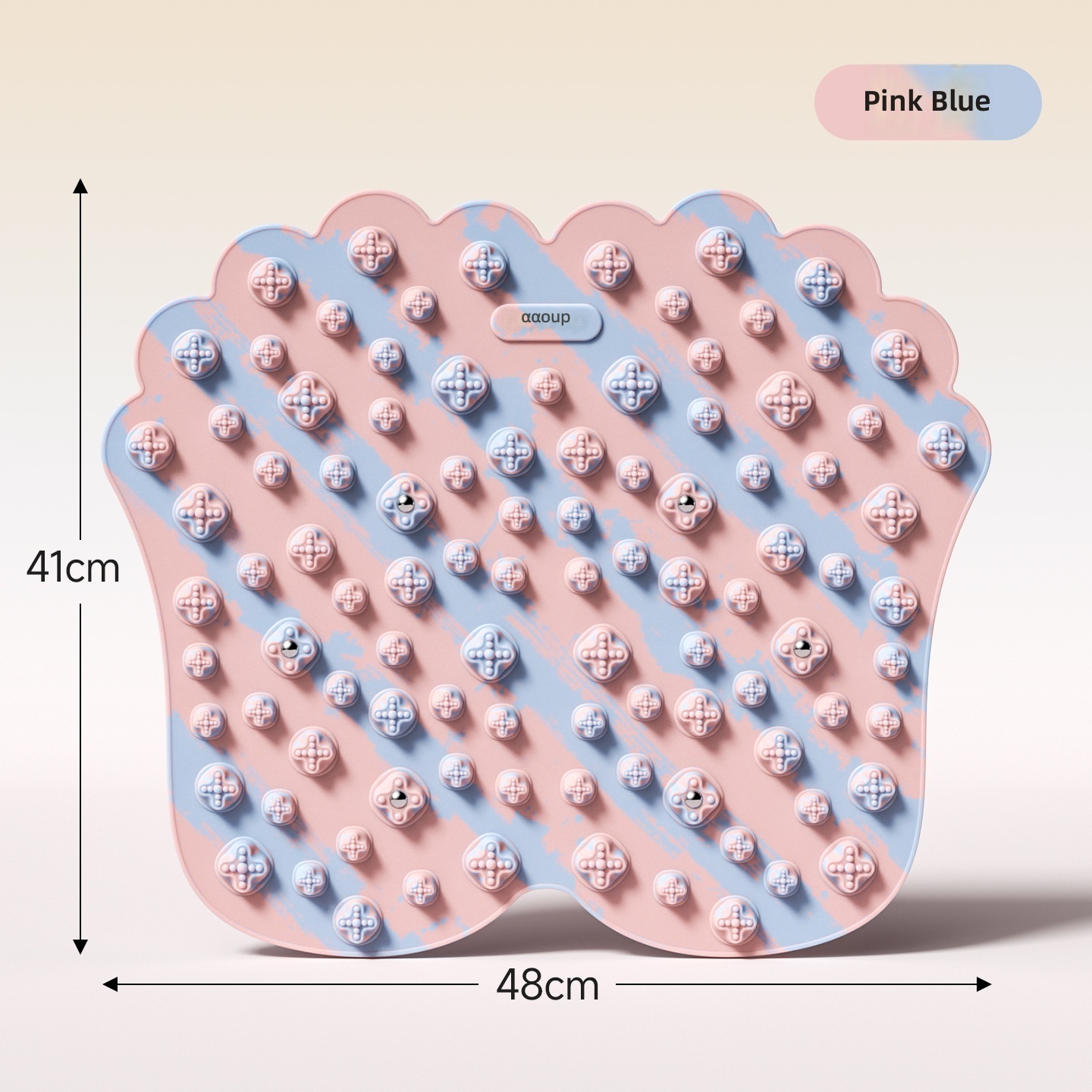Pink blue-6 magnetic liquid silicone
