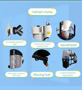 Yeni durum endüstriyel CNC Router için iki aşamalı siklon toz toplayıcı ile ağaç İşleme ve inşaat endüstrileri için Motor - Product Image 5