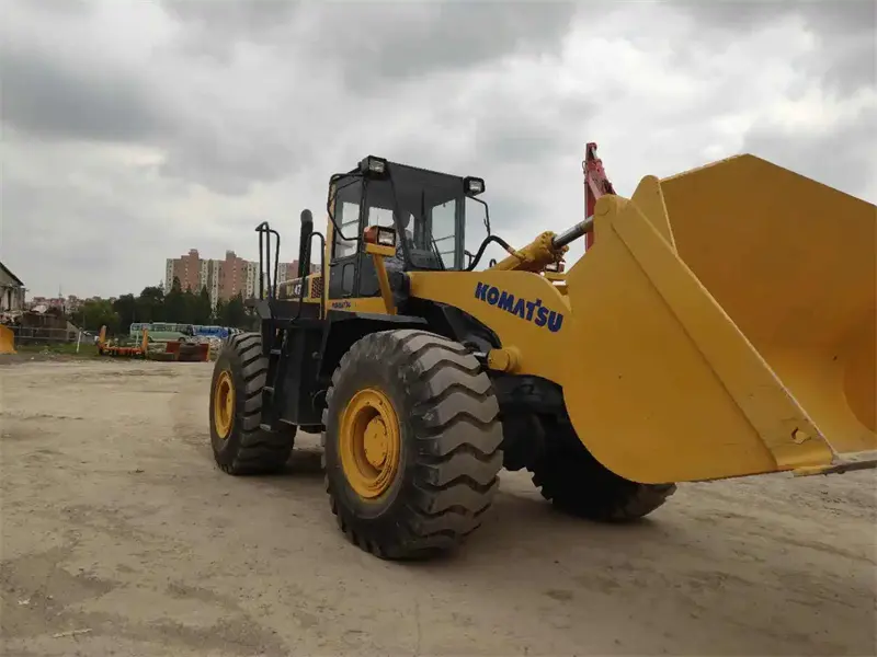 Venta al por mayor usada grande Komatsu WA470 cargadora de ruedas para obras de construcción