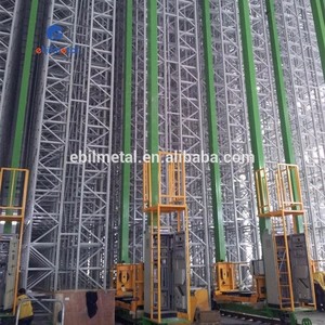De servicio pesado de doble columna apilador crane como/RS sistema de estantería