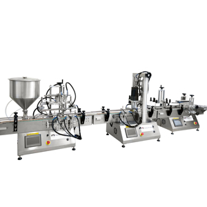Automatic Round Bottle Filling Machine Line for Glass Dropper Bottle Essential Oil <strong>Juice</strong> Bottling Line - Product Image 1
