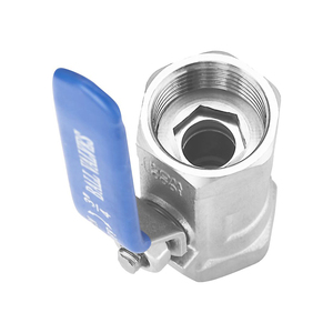 Paslanmaz çelik yüksek basınç DN15 DN20 DN25 1 adet 2 adet 3PCtype küresel vana iç dişli mini bilya vana ile - Product Image 5