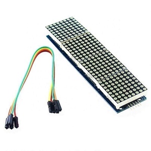 MAX7219 Punktmatrix-Modul Mikrocontroller-Modul 4 in einer Anzeige