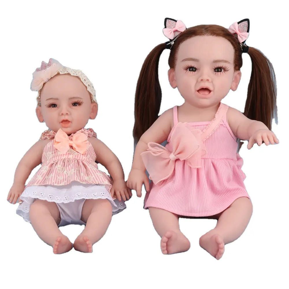 Realistici realistici realistici e realistici da 36 cm Real Touch artificiale bambina bambolina giocattoli per bambole in morbido Silicone