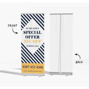 Ngoài trời Tùy Chỉnh kéo lên biểu ngữ 31.5 "x 79" Nhôm cuộn lên biểu ngữ đứng hiển thị kích thước 80*200cm - Product Image 2