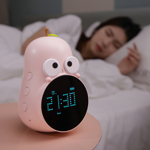 Cartone animato creativo ha portato la sveglia digitale simpatici orologi da tavolo con pera comodino con conto alla rovescia per bambini sveglia - Product Image 5