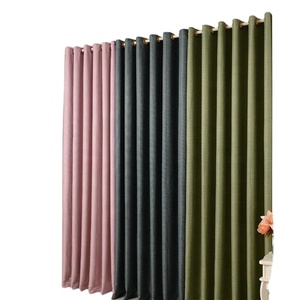 Hot bán bs5867 280cm chiều rộng 100% Polyester dệt đồng bằng ifr màn rèm cho khách sạn - Product Image 1