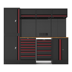 多功能工作台抽屉组合工具柜车库工作站模块化工具箱 - Product Image 3