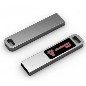 JX แฟลชไดร์ฟ USB LR-M7เมมริแอลอีดีแฟลชไดรฟ์ USB โลหะแบบบางแฟลชไดรฟ์ปรับแต่งโลโก้ได้นำ2.0 USB 3.0 - Product Image 1