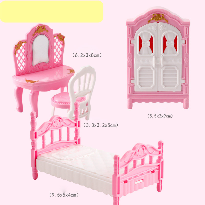Ensemble de chambre à coucher rose