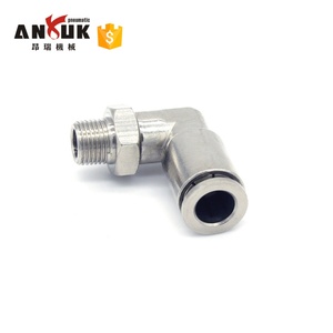Anruk đồng thau công nghiệp khí nén nhanh chóng phù hợp vách ngăn Công Đoàn 8mm Push-<span class=keywords><strong>in</strong></span> kết nối - Product Image 1