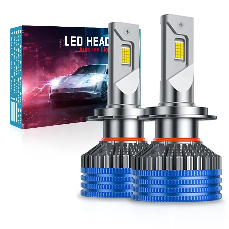 Sistema de iluminação automotiva, estilo infantil, tubo de cobre h1 h11 h4, lâmpadas de farol de led h7