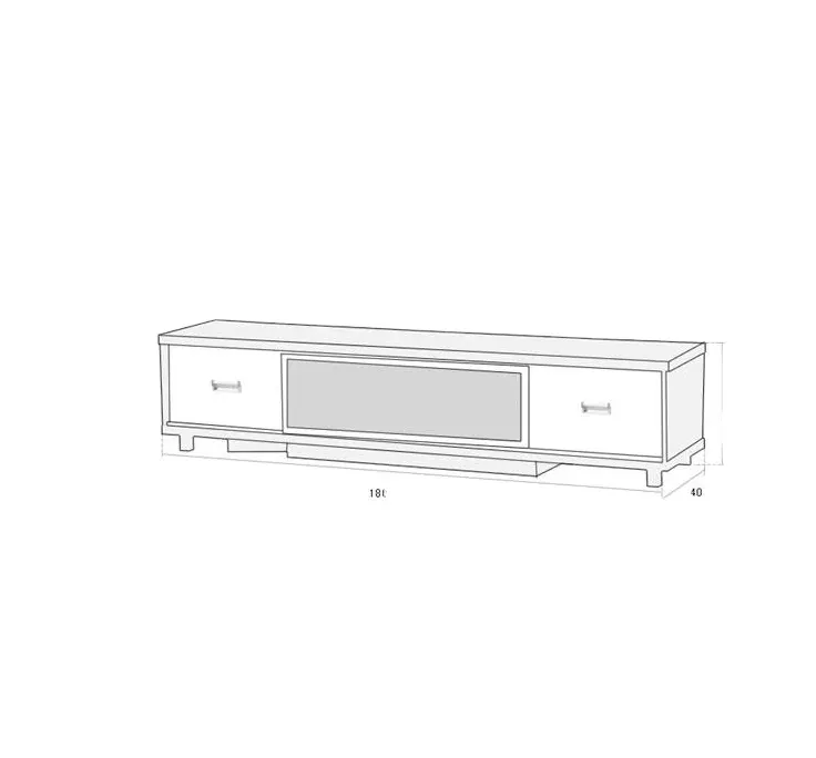 Mueble de Tv moderno, Banco de Tv de madera, consola, sala de estar, armario de puerta de almacenamiento