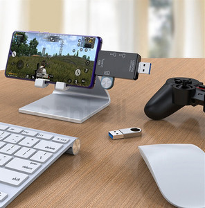 Nuovo supporto per lettore di schede di memoria usb 6 in1 usb 2.0 tipo c micro otg usb tf sd - Product Image 6