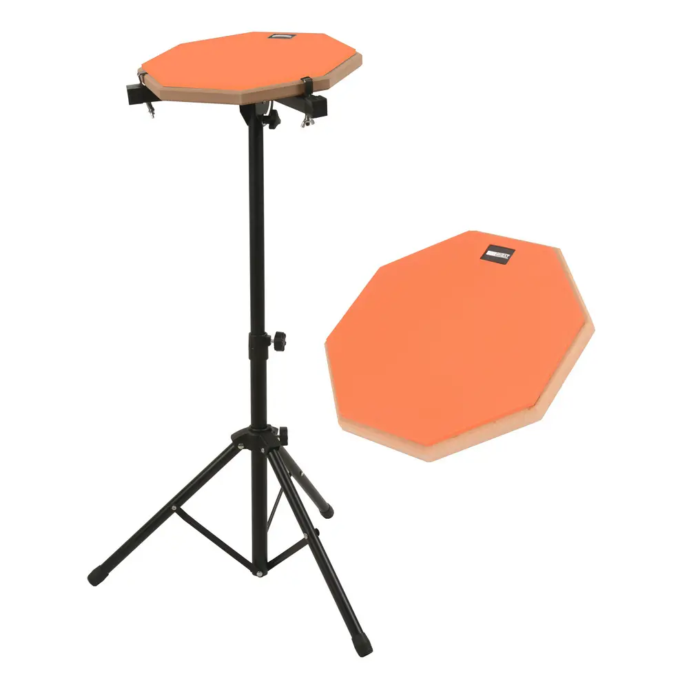 Ventes directes d'usine de 12 pouces muet support de batterie pratique ensemble de batterie muet support de surface de tambour en gros musique de percussion