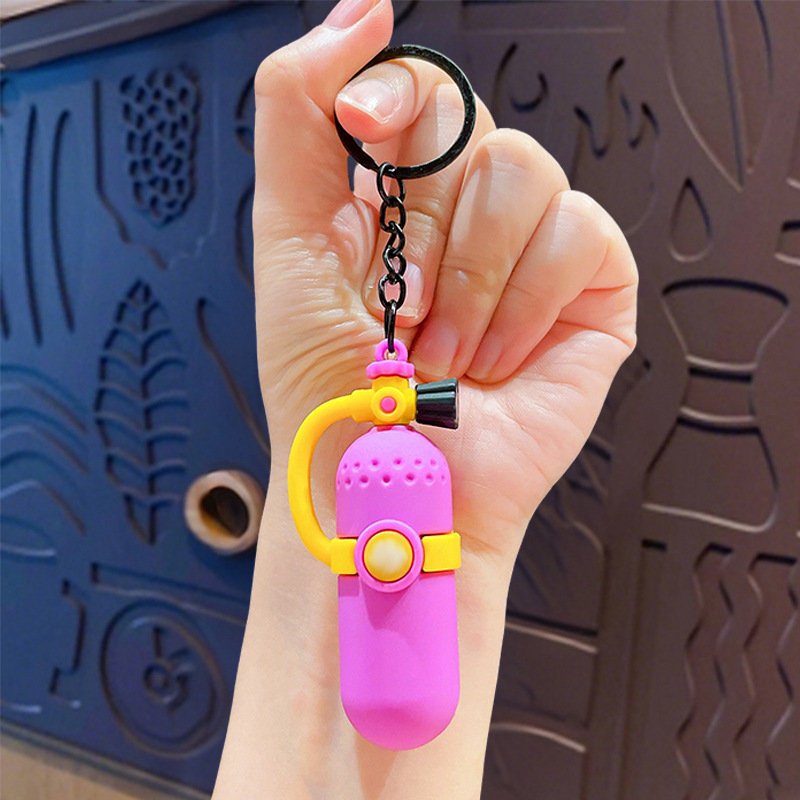 Summer Diving Kit Charm - Peach Pink Oxygen Cylinder