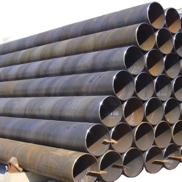 API 5L PSL1 PSL2 Fabricant 2PE 3PE POLYAMIDE EPOXY COAL TAR BITUMEN SSAW STEEL PIPE pour la construction de ponts