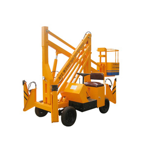 SFREYA S3521 Simple Crank Arm Battery-powered Type Vehicle-mounted Elevating <strong>Platform</strong> Mobile <strong>Loading</strong> and <strong>Unloading</strong> Lifting - Product Image 1