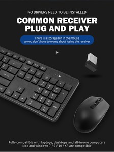 Conjunto de teclado y ratón inalámbricos para ordenador de escritorio y oficina, conjunto de ratón ultrafino de 2022G, FV-730, novedad de 2,4 - Product Image 6