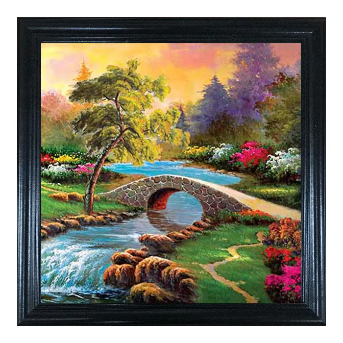 Wholesale of 3d scenery picture framed 3D pictures for wall hanging