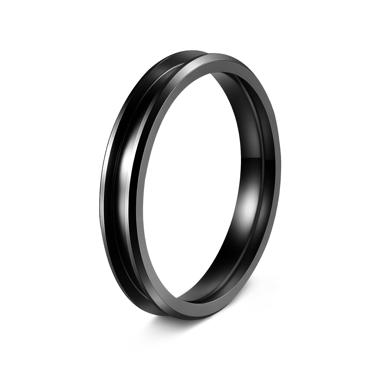 Black 4MM double bevel
