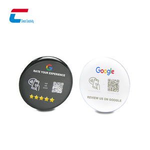Hot Google Review Tag Sticker Selbst programmier barer einzigartiger QR-Code-Druck für Instagram/Facebook/Online-Menü/yelp/trip advisor - Product Image 1