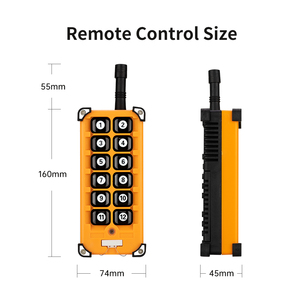 12チャンネル送信機と受信機ビッグボタンリモコン黄色産業用ラジオリモコン12v - Product Image 2