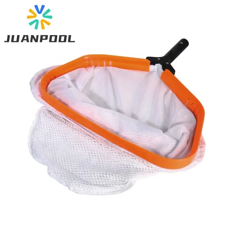 Skimmer piscina plastica rete bianca usato addensare fiber acriliche acqua profonda rete di plastica rastrello foglia per paesaggio stagno