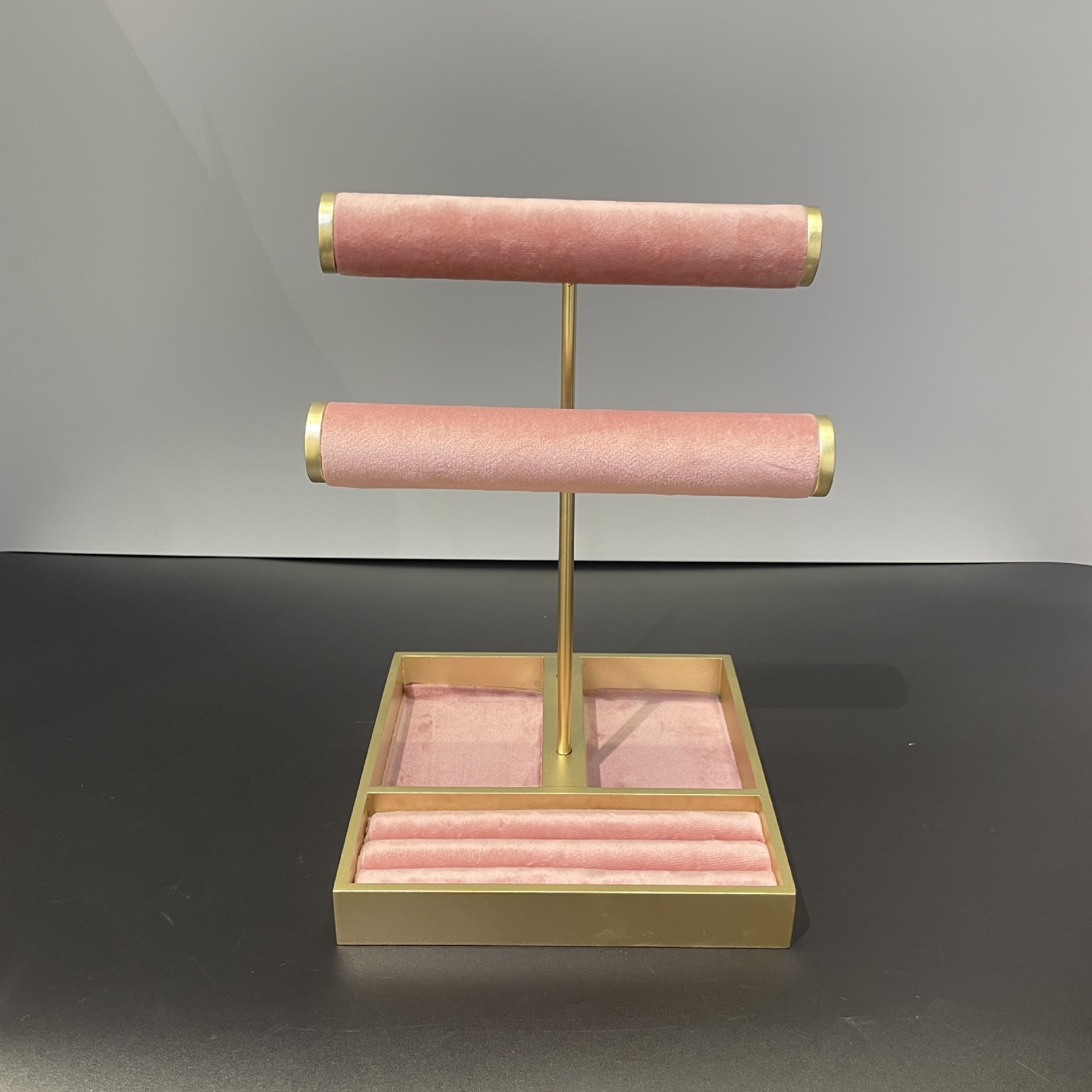 Double layer Square bracelet stand - (rosa)