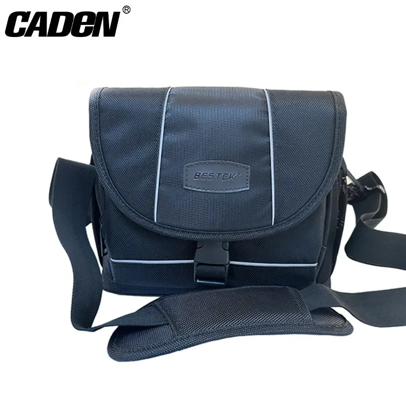 Caden D2 toile dslr slr et pochette d'ordinateur pratique caméra toile sacs d'école voyage caméra toile sac à dos pour homme sac Durable