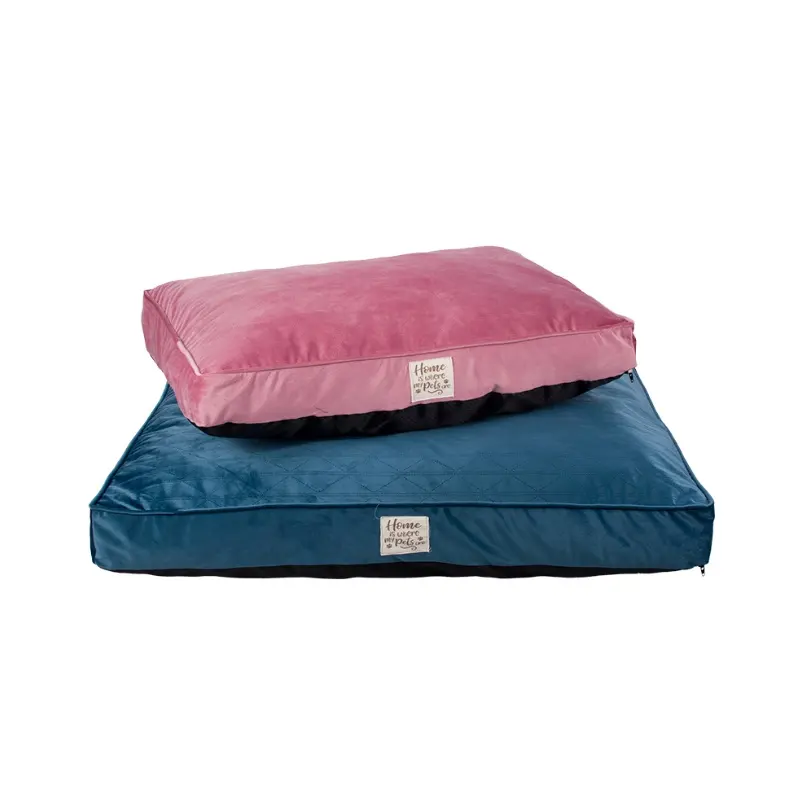 卸売カスタムソフト犬用ベッド高級暖かい高級ペットベッド