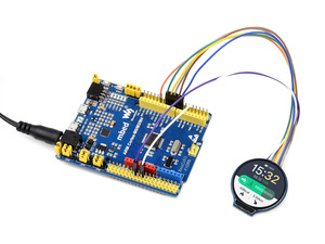 1.28 inç LCD modülü yuvarlak LCD ekran modülü 65K RGB renkler 240x240 SPI arayüzü desteği ahududu Pi Jetson Nano Arduino