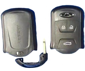 NEW3 Button Car Blank Smart Remote <strong>Key</strong> Cover Shell for Chery Tiggo 5 Tiggo 7 Tiggo 8 Arrizo 5 6 7 Intelligent Remote <strong>Key</strong> - Product Image 2