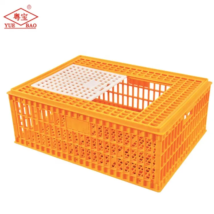 Cage de transport de coq vivant en plastique, équipement de poulet, cage de transport de poulet