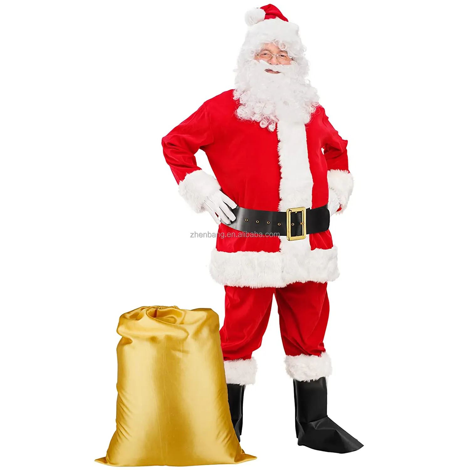 Santa Claus Kostüm Herren Deluxe Santa Kostüm Erwachsene Santa Suit Weihnachts outfits
