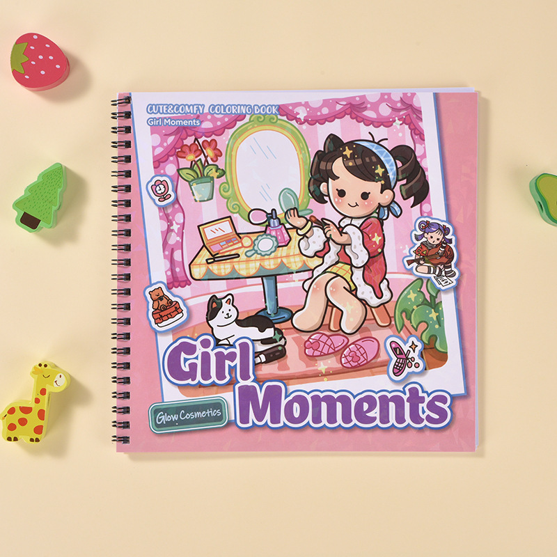 Girl moments glow cosmetics 1 pet film