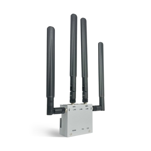 4G LTE Mini Industrial Wireless Router with 1 WAN &amp; 3 <strong>LAN</strong> 300Mbps OpenWrt QOS &amp; WPA3 Encryption Ethernet &amp; SIM Card Slot - Product Image 1