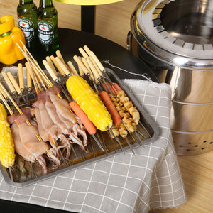 シンプルで操作しやすいポータブル低コスト大容量ハンギング均等加熱炭火焼きバーベキューストーブ - Product Image 5