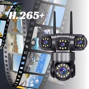 4 Objektiv 4 Bildschirm 8MP WiFi Full HD 4K CCTV Nachtsicht PTZ Netzwerk Zwei-Wege-Audio-Sicherheits alarm-CMOS Multi-Lens Dome-Kamera - Product Image 6