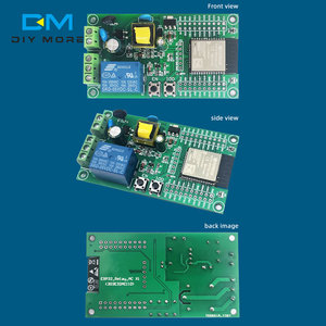 ESP32 tek röle geliştirme kurulu AC90-250V ESP32 geliştirme kurulu I/O Port UART programı indir portu 4M bayt flash