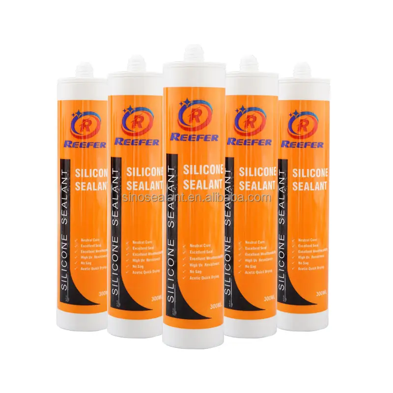 Rõ ràng và màu xám thời tiết UV RV mái Sealant Silicone chất bịt kín cho lợp