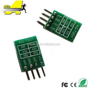 Di piccola dimensione wireless ask modulo trasmettitore 433mhz trasmettitore rf AB-TX1 - Product Image 5