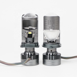 W119 <strong>120W</strong> Bi-<strong>LED</strong> Headlight H4 Super Bright T90 <strong>LED</strong> Lens Projector Mini Direct Factory H4 <strong>LED</strong> Headlamp New 6500k Color - Product Image 2