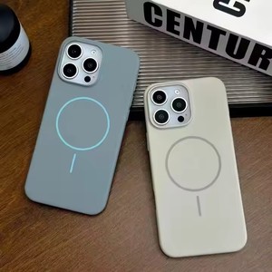 Yeni basit katı telefon koruyucu kabuk manyetik telefon kapak kılıf darbeye sert arka kapak kabuk ile satışa telefon için - Product Image 3