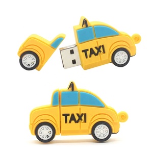 2D PVC USB 2.0 3.0定制橡胶USB定制形状USB闪存驱动器 - Product Image 3