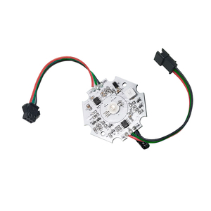 3W ad alta potenza WS2811 controllata ha condotto il modulo pixel DC12-24V ingresso RGB indirizzabile full color Pixel Luce