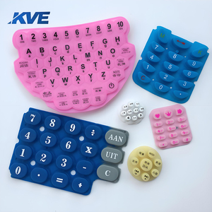Teclado de silicona conductora personalizado con botones de teclado de control remoto de goma de silicona conductora táctil - Product Image 2