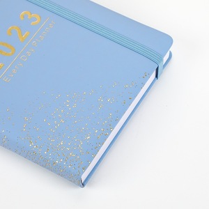 LIUSHUN 2026 Logotipo de impresión personalizado Inglés y Español página interior Agenda Bloc de notas 365 días diario cepilladora cuaderno con elástico - Product Image 4