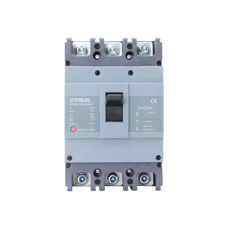 JOYELEC MCCB 400A kalıplı kasa devre kesici 3P 100A 125A 160A 250A 630A IEC 60947-2